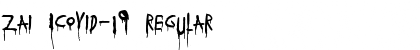 Download zai ICovid-19 Font Download zai ICovid-19 Font
