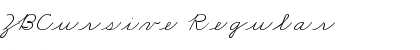 Download ZBCursive Font Download ZBCursive Font