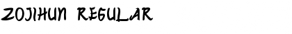 Download ZOJIHUN Font Download ZOJIHUN Font