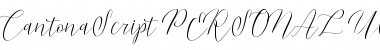 Download Cantona Script Font Download Cantona Script Font