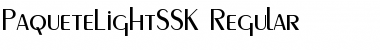 Download PaqueteLightSSK Font Download PaqueteLightSSK Font