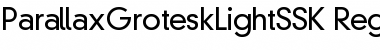 Download ParallaxGroteskLightSSK Font Download ParallaxGroteskLightSSK Font