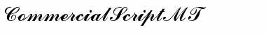 Download CommercialScriptMT Font Download CommercialScriptMT Font