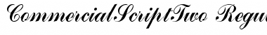 Download CommercialScriptTwo Font Download CommercialScriptTwo Font