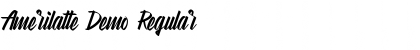 Download Amerilatte Demo Font Download Amerilatte Demo Font