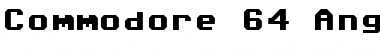 Download Commodore 64 Angled Font Download Commodore 64 Angled Font