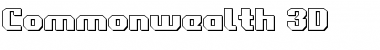 Download Commonwealth 3D Font Download Commonwealth 3D Font