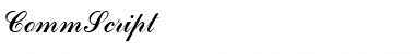 Download CommScript Font Download CommScript Font
