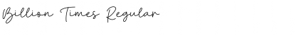 Download Billion Times Font Download Billion Times Font