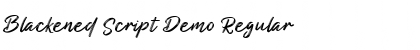 Download Blackened Script Demo Font Download Blackened Script Demo Font