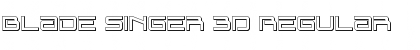Download Blade Singer 3D Font Download Blade Singer 3D Font