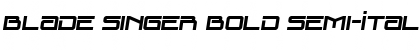 Download Blade Singer Bold Semi-Italic Font Download Blade Singer Bold Semi-Italic Font