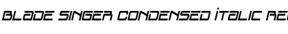 Download Blade Singer Condensed Italic Font Download Blade Singer Condensed Italic Font