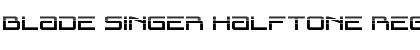 Download Blade Singer Halftone Font Download Blade Singer Halftone Font