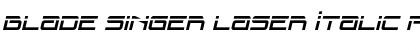 Download Blade Singer Laser Italic Font Download Blade Singer Laser Italic Font
