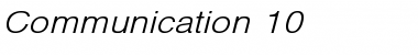 Download Communication 10 Font Download Communication 10 Font