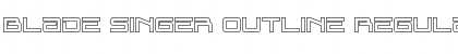Download Blade Singer Outline Font Download Blade Singer Outline Font