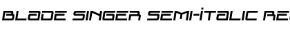 Download Blade Singer Semi-Italic Font Download Blade Singer Semi-Italic Font