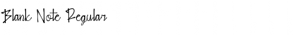 Download Blank Note Font Download Blank Note Font