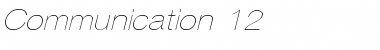 Download Communication 12 Font Download Communication 12 Font