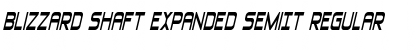 Download Blizzard Shaft Expanded SemiIt Font Download Blizzard Shaft Expanded SemiIt Font