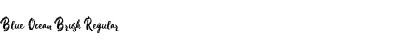 Download Blue Ocean Brush Font Download Blue Ocean Brush Font
