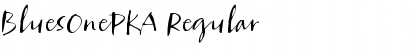 Download BluesOnePKA Font Download BluesOnePKA Font
