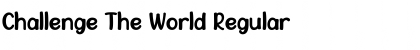 Download Challenge The World Font Download Challenge The World Font