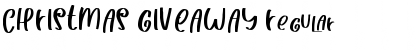 Download CHRISTMAS GIVEAWAY Font Download CHRISTMAS GIVEAWAY Font