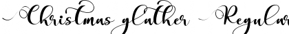 Download Christmas glather Font Download Christmas glather Font