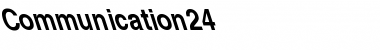 Download Communication24 Font Download Communication24 Font