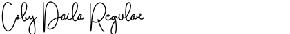 Download Coby Daila Font Download Coby Daila Font