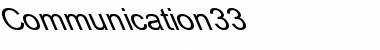 Download Communication33 Font Download Communication33 Font