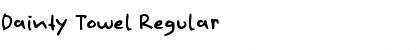 Download Dainty Towel Font Download Dainty Towel Font