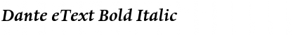 Download Dante eText Font Download Dante eText Font