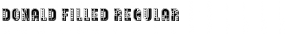 Download Donald Filled Font Download Donald Filled Font