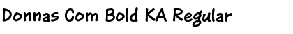 Download Donnas Com Bold KA Font Download Donnas Com Bold KA Font