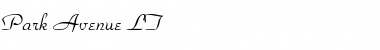 Download ParkAvenue LT Font Download ParkAvenue LT Font