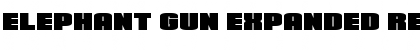 Download Elephant Gun Expanded Font Download Elephant Gun Expanded Font