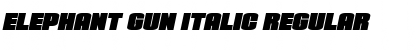 Download Elephant Gun Italic Font Download Elephant Gun Italic Font