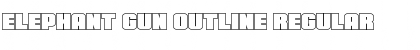 Download Elephant Gun Outline Font Download Elephant Gun Outline Font