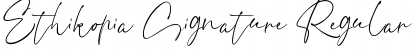 Download Ethikopia Signature Font Download Ethikopia Signature Font