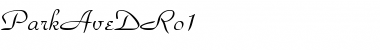 Download ParkAveDRo1 Font Download ParkAveDRo1 Font
