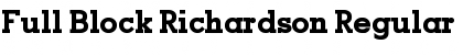 Download Full-Block-Richardson Font Download Full-Block-Richardson Font