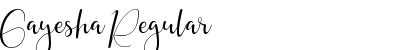 Download Gayesha Font Download Gayesha Font