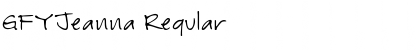 Download GFYJeanna Font Download GFYJeanna Font