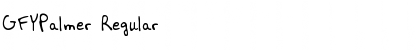 Download GFYPalmer Font Download GFYPalmer Font