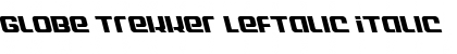 Download Globe Trekker Leftalic Font Download Globe Trekker Leftalic Font