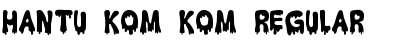 Download Hantu Kom Kom Font Download Hantu Kom Kom Font