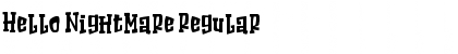 Download Hello Nightmare Font Download Hello Nightmare Font